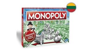 Monopoly Classic - peli (liettuaksi). hinta ja tiedot | Monopoly Lelut yli 3-vuotiaille lapsille | hobbyhall.fi