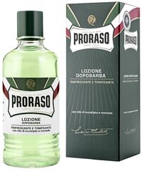 After shave virkistävä voide Proraso 400 ml hinta ja tiedot | Parranajo ja karvanpoisto | hobbyhall.fi