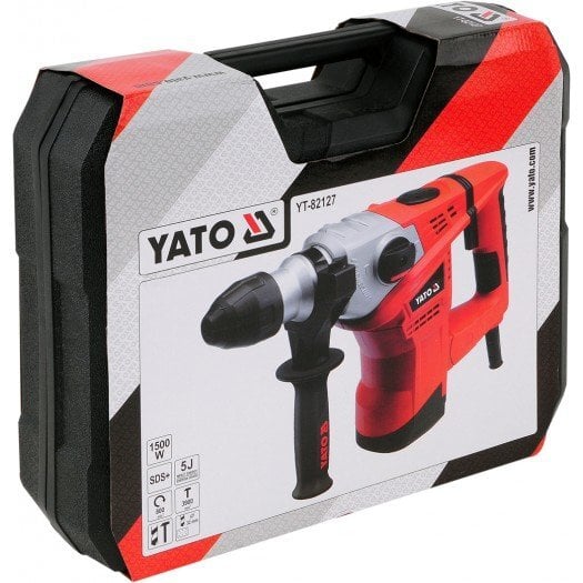 Sähköporavasara 1500W SDS+ Yato YT-82127 hinta ja tiedot | Iskuporakoneet | hobbyhall.fi