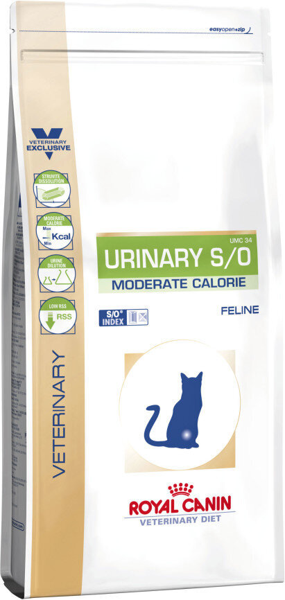 Royal Canin ylipainoisille kissoille Vet Cat Urinary, 1,5 kg hinta ja tiedot | Kissan kuivaruoka | hobbyhall.fi