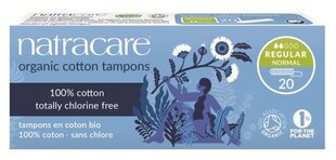 Tamponit Natracare Regular 20 kpl hinta ja tiedot | Tamponit ja terveyssiteet | hobbyhall.fi