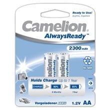 Camelion AlwaysReady Rechargeable Batteries paristot Ni-MH, AA/HR6, 2300 mAh, 2 kappaletta hinta ja tiedot | Paristot | hobbyhall.fi