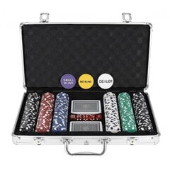 Pokerisetti Texas Strong -laukussa, 300 pelimerkkiä hinta ja tiedot | Korttipelit, pokeri | hobbyhall.fi