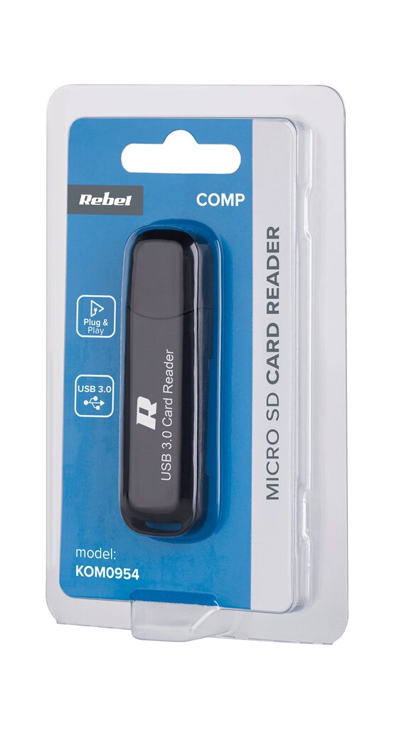 Rebel USB 3.0 9in1 muistikortinlukija hinta ja tiedot | Muistitikut | hobbyhall.fi