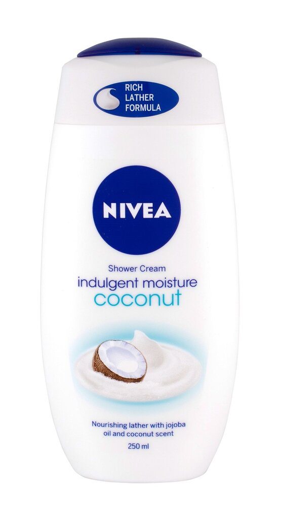 Nivea Creme Coconut suihkugeeli 250 ml hinta ja tiedot | Suihkusaippuat ja suihkugeelit | hobbyhall.fi