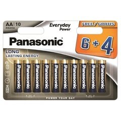 Panasonic LR6EPS/10BW (6+4) paristot hinta ja tiedot | Paristot | hobbyhall.fi