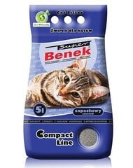 Super Benek Compact meren tuoksuinen kissanhiekka, 5 l hinta ja tiedot | Super Benek Lemmikit | hobbyhall.fi
