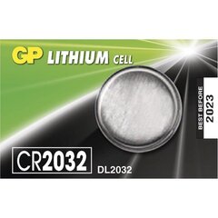 GP Paristo CR2032 Lithium, 5 kpl. hinta ja tiedot | Paristot | hobbyhall.fi