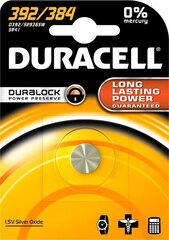 Paristo Duracell 392/384, 1 kpl. hinta ja tiedot | Paristot | hobbyhall.fi