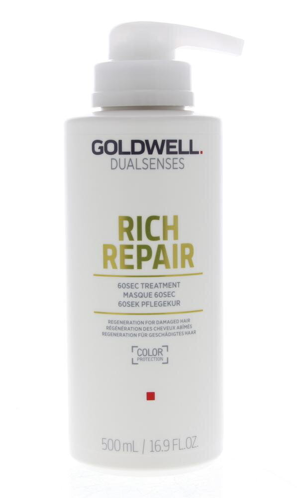 Korjaava hiusnaamio Goldwell Rich Repair Hair Mask 500ml hinta ja tiedot | Naamiot, öljyt ja seerumit | hobbyhall.fi