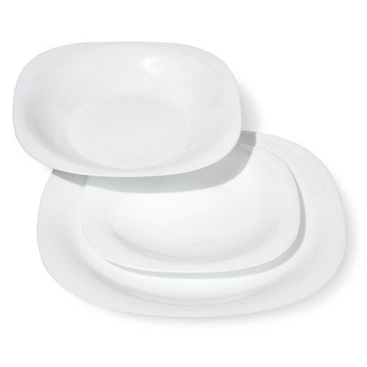 Neliskulmainen lautanen CARINE Luminarc 19,5 cm, valkoinen hinta ja tiedot | Astiat | hobbyhall.fi