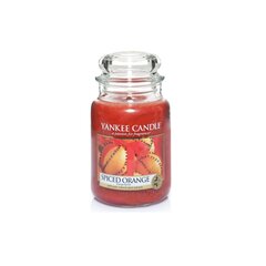 Tuoksukynttilä Suuri YANKEE CANDLE Large Jar Spiced Orange 623g hinta ja tiedot | Kynttilät ja kynttilänjalat | hobbyhall.fi