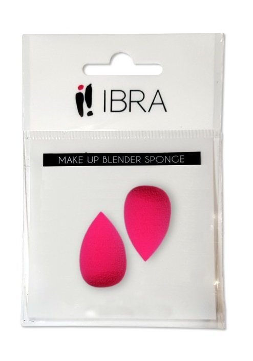 Mini meikkisieni Ibra Makeup Beauty Blender 2 kpl hinta ja tiedot | Meikkisiveltimet ja meikkisienet | hobbyhall.fi