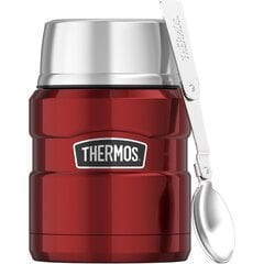 Thermos THSK3000CR -ruokatermos ja lusikka, 470 ml, punainen hinta ja tiedot | Termoskannut ja termosmukit | hobbyhall.fi