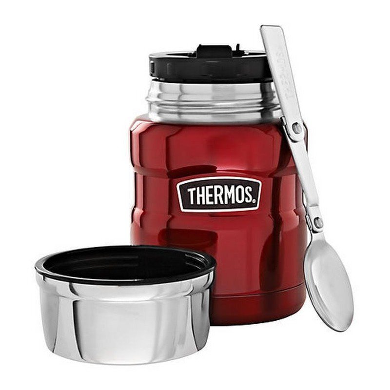 Thermos THSK3000CR -ruokatermos ja lusikka, 470 ml, punainen hinta ja tiedot | Termoskannut ja termosmukit | hobbyhall.fi