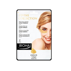 Kiinteyttävä silmänaamio 24K kullalla ja kollageenilla Iroha Divine Collection Folio Tissue 2 kpl hinta ja tiedot | Kasvonaamiot ja silmänalusaamiot | hobbyhall.fi