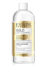 Misellivesi kultahiukkasilla Eveline Gold Lift Expert 500 ml hinta ja tiedot | Eveline Cosmetics Kasvojenhoitotuotteet | hobbyhall.fi