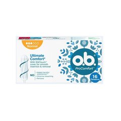 Tamponit O.B. ProComfort Normal 16 kpl. hinta ja tiedot | Tamponit ja terveyssiteet | hobbyhall.fi