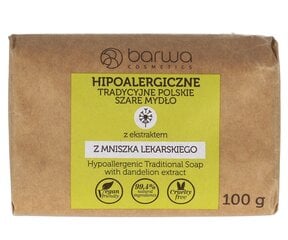 Hypoallergeeninen luonnollinen puolalainen saippua voikukkauutteella Barwa 100 ml hinta ja tiedot | Saippuat | hobbyhall.fi