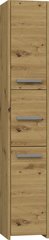 S33-kylpyhuonekaappi, korkea, 30 x 30 x 170 cm, ruskea hinta ja tiedot | Kylpyhuonekaapit | hobbyhall.fi