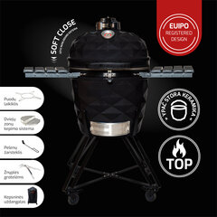 Keraaminen grilli KamadoClub PRO 2, 59 cm, musta hinta ja tiedot | Grillit | hobbyhall.fi