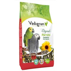 Vadigran ruoka isoille papukaijoille Parrot Original 650g hinta ja tiedot | Lintujen ruokinta | hobbyhall.fi