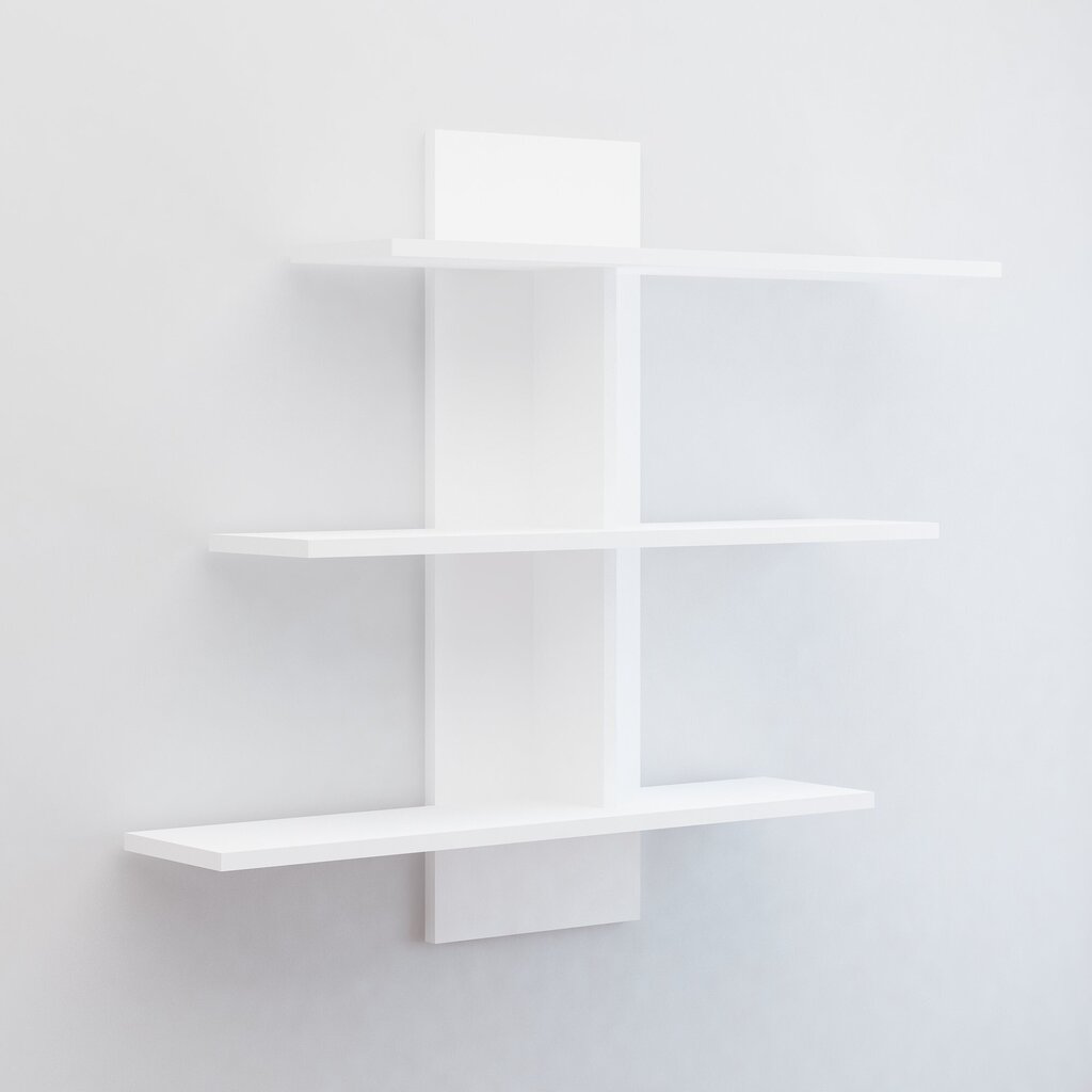 Seinähylly Kalune Design Wall Shelf 775, 111 cm, valkoinen hinta ja tiedot | Hyllyt | hobbyhall.fi