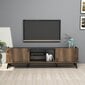 TV-taso Kalune Design 389, 180 cm, ruskea/musta hinta ja tiedot | TV-tasot | hobbyhall.fi