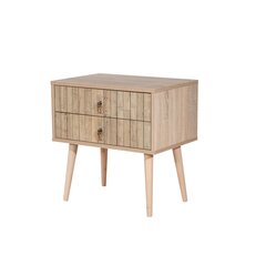 Yöpöytä Kalune Design 863 (VIII), 61 cm, tammen värinen hinta ja tiedot | Yöpöydät | hobbyhall.fi