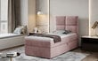 Sänky NORE Rivia 05, 90x200 cm, vaaleanpunainen hinta ja tiedot | Sängyt | hobbyhall.fi