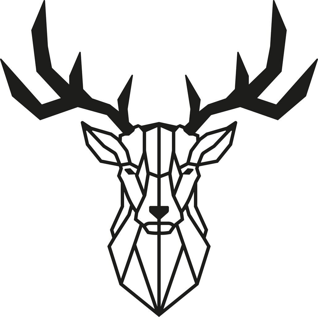 Metallinen seinäkoriste Deer hinta ja tiedot | Sisustustuotteet | hobbyhall.fi