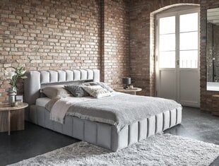 Sänky NORE Lamica 07, 180x200 cm, vaaleanharmaa hinta ja tiedot | Sängyt | hobbyhall.fi