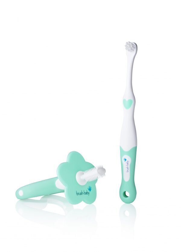 Hammasharjasetti FirstBrush&Teether, Hammasharja ja Purulelu hinta ja tiedot | Lasten ja äitiysajan kosmetiikka | hobbyhall.fi