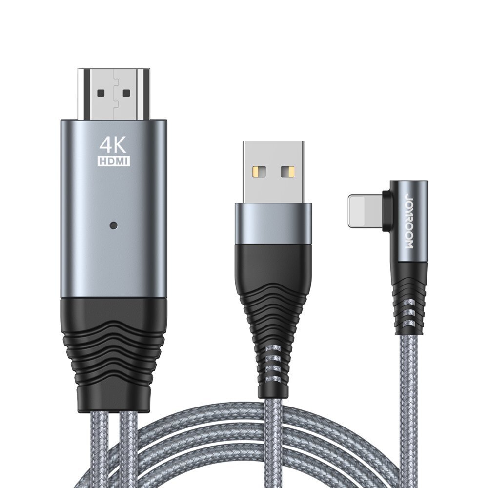 Joyroom USB Typ C to HDMI 4K@60Hz adapter screen mirroring (SY-35L1) hinta ja tiedot | Puhelinkaapelit | hobbyhall.fi