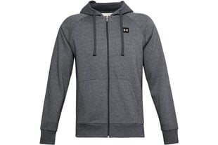 Under Armour Under Armour Rival Fleece FZ Hoodie 1357111-012, harmaa miesten collegepaita hinta ja tiedot | Miesten puserot ja hupparit | hobbyhall.fi