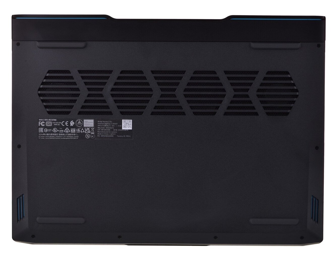 Lenovo IdeaPad Gaming 3 15ARH7 15.6" Ryzen 5 16/512GB RTX 3050 ENG NoOS 82SB00BYPB hinta ja tiedot | Kannettavat tietokoneet | hobbyhall.fi