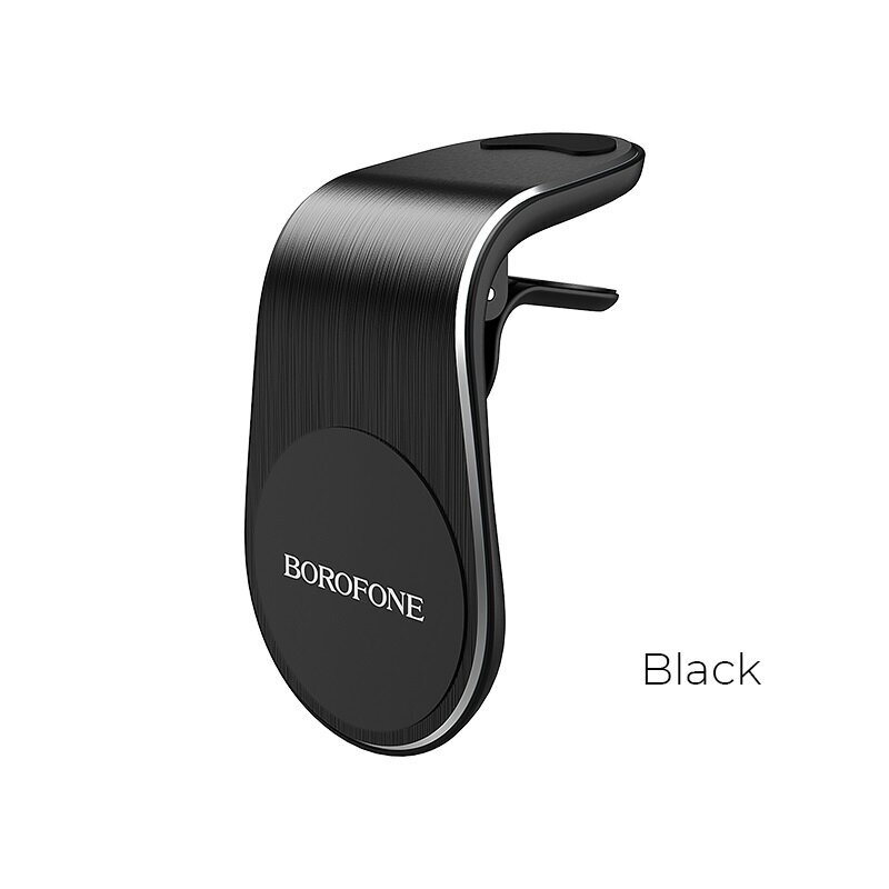 Auton yleispuhelimen pidike Borofone BH10, kiinnitettävä tuuletusakseliin, magneettinen, musta hinta ja tiedot | Puhelintelineet | hobbyhall.fi