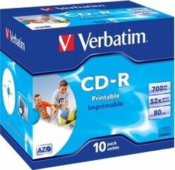 CD-R-levyt Verbatim 43325 hinta ja tiedot | Vinyylilevyt, CD-levyt, DVD-levyt | hobbyhall.fi