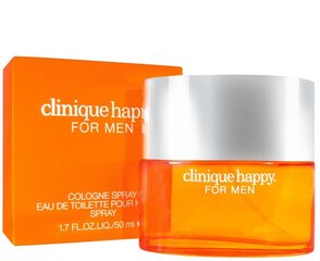Clinique Happy For Men EDC miehelle 50 ml hinta ja tiedot | Miesten hajuvedet | hobbyhall.fi
