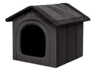 Pesätalo Hobbydog Inari harmaa-musta, 44x38 cm hinta ja tiedot | Pedit ja pesät | hobbyhall.fi