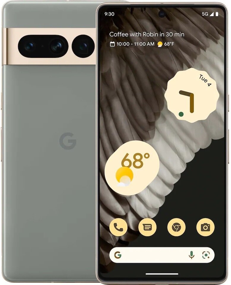 Google Pixel 7 Pro 5G 12/128GB Hazel GA03464-GB hinta ja tiedot | Matkapuhelimet | hobbyhall.fi