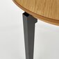 Sorbus-pöytä, jatkettava, 100 x 100 x 77 cm, tammi / musta hinta ja tiedot | Ruokapöydät | hobbyhall.fi