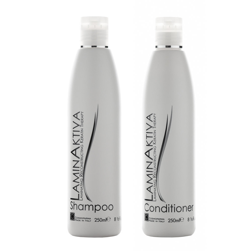 LAMINACTIVE Keratiinihoitosetti: shampoo, 250 ml + hoitoaine, 250 ml hinta ja tiedot | Shampoot | hobbyhall.fi