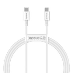Baseus Superior -sarjan USB-C-USB-C-kaapeli, 100 W, 1 m (musta) hinta ja tiedot | Puhelinkaapelit | hobbyhall.fi