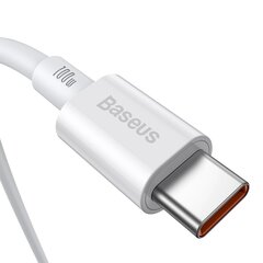 Baseus Superior -sarjan USB-C-USB-C-kaapeli, 100 W, 1 m (musta) hinta ja tiedot | Puhelinkaapelit | hobbyhall.fi