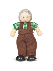 Budkin-puinen nukke - Isoisä, Le Toy Van BK1001 hinta ja tiedot | Budkins Lapset | hobbyhall.fi