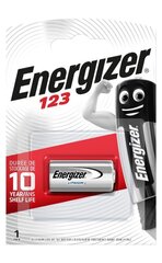 Akku ENERGIZER Photo 123 Lithium 3V B1, 1500 mAh hinta ja tiedot | Paristot | hobbyhall.fi