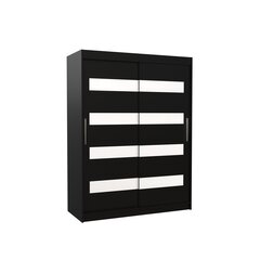 Kaappi ADRK Furniture Martinez, musta/valkoinen hinta ja tiedot | Kaapit | hobbyhall.fi