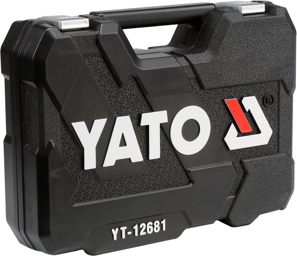 Yato YT-12681 -työkalusarja, 94 kpl, 1/2, 1/4, CrV hinta ja tiedot | Käsityökalut | hobbyhall.fi