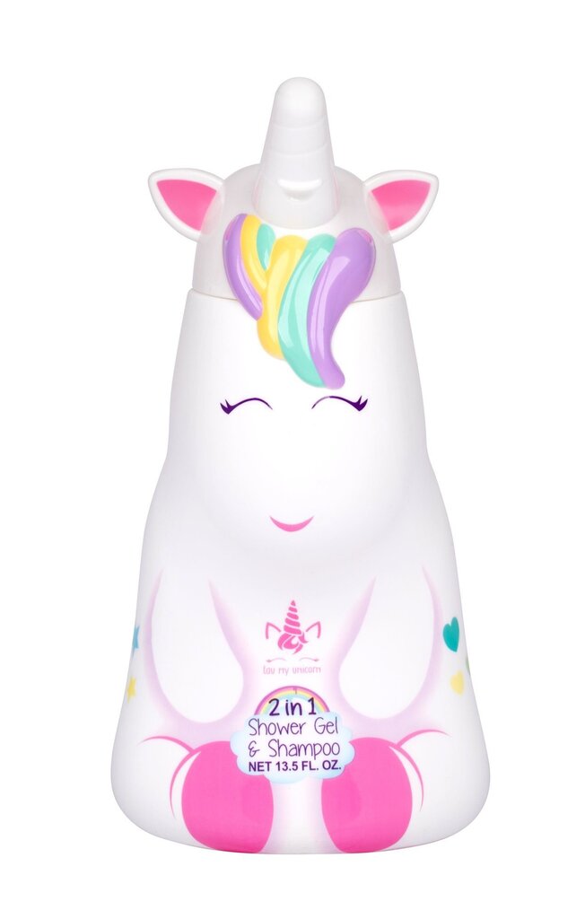 Shampoo ja suihkugeeli tytöille Minions Unicorns 400 ml hinta ja tiedot | Lasten ja äitiysajan kosmetiikka | hobbyhall.fi